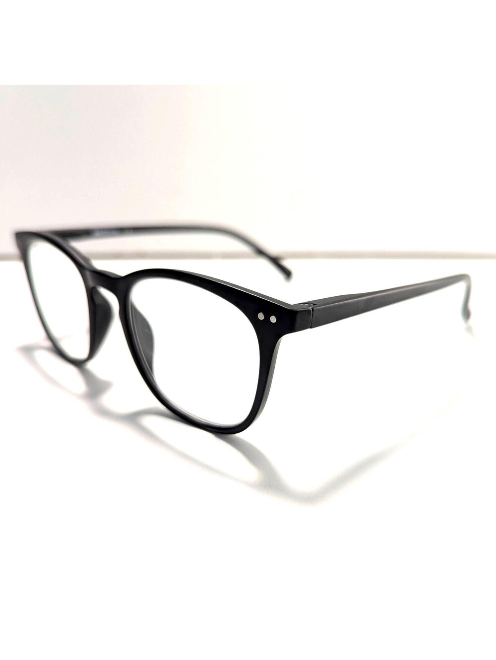 Biltema 288044 Square Black Eyeglasses Classic Style Eyewear Metal FRAMES ONLY